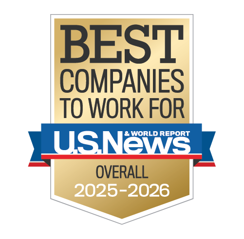 Best Companies to Work For award, from U.S. News & World Report 2025-2026